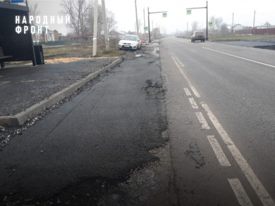 В Тамбовской области разрушается дорога за полтора миллиарда рублей