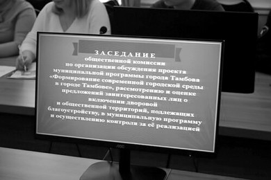 В Тамбове готовятся к голосованию за проекты благоустройства