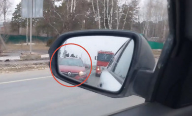В Тамбовской области водитель нарушил правила и получил мгновенную карму