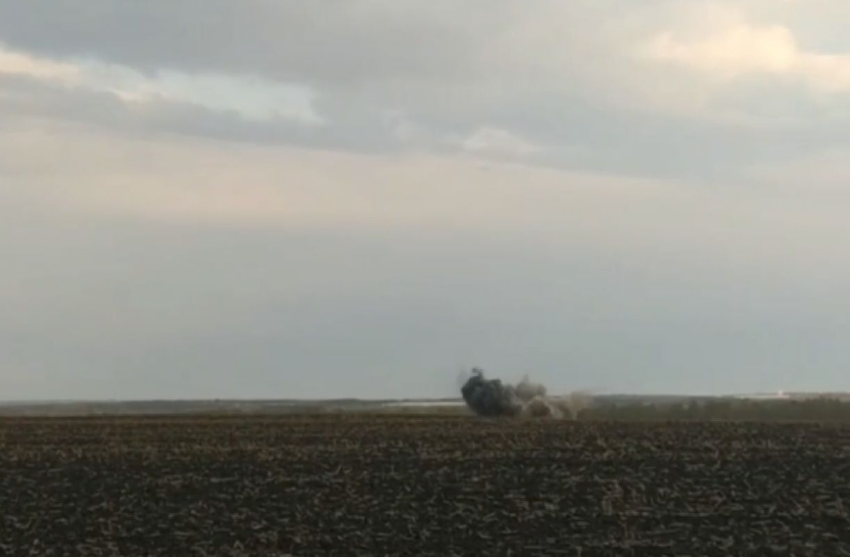 Появилось видео уничтожения найденной в Белгороде второй авиабомбы