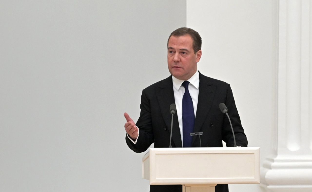 <p>Заместитель председателя Совета безопасности России Дмитрий Медведев</p>