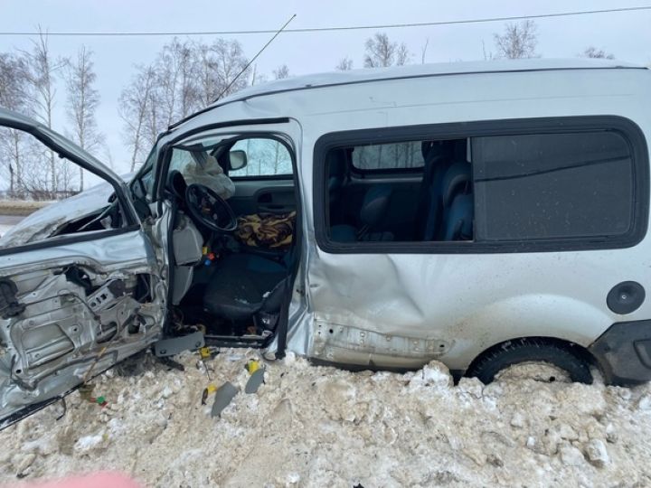 В Тамбовской области водитель минивэна попал в ДТП с фурой и выжил