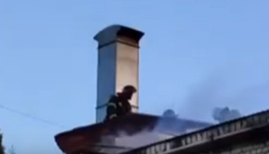 В Тамбове сгорело здание котельной