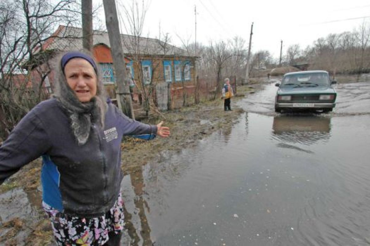 По словам рассказовцев, такого наводнения у них не было уже лет пятнадцать