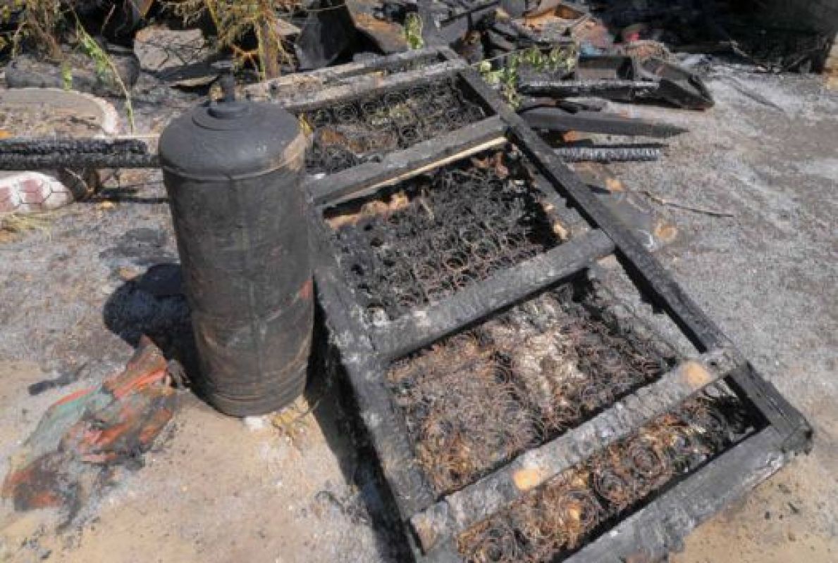 Улицу Защитную, к сожалению, от огня защитить не удалось