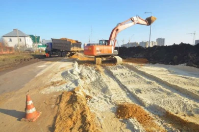 В Северном начали строить дороги