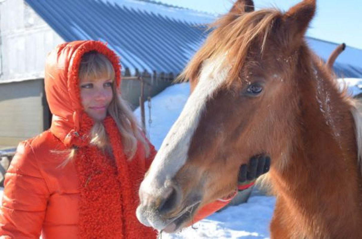 Скакуна Габриеля девушка выкупила сама. Она уверена, что этот конь вполне может выступать на соревнованиях