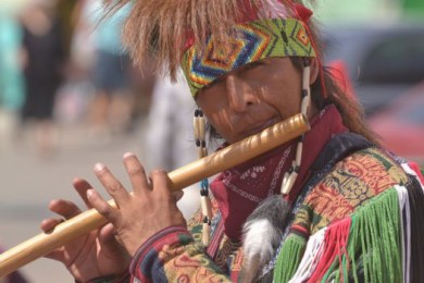 В Тамбове побывали уличные музыканты из Эквадора