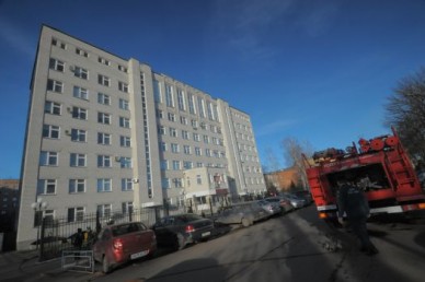 Тамбовские спасатели потушили условный пожар в больнице УВД