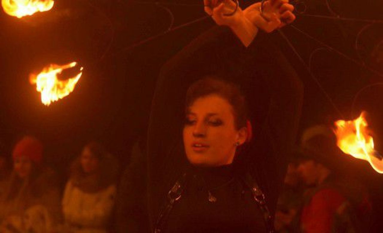 В День влюбленных в Тамбове разогнали файер-шоу