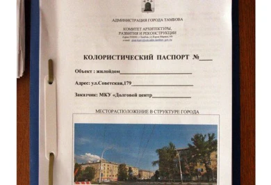 Дома в Тамбове станут цветными