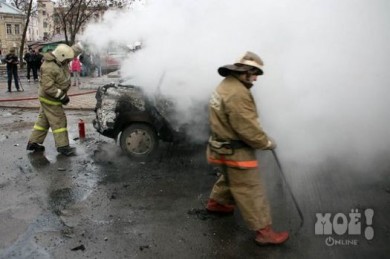 За два дня в Тамбовской области сгорели 3 автомобиля и автокран