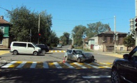 Перекрёсток Мркса и Кронштадтсткой, на котором произошла авария. Фото пресс-службы УГИБДД  по Тамбовской области