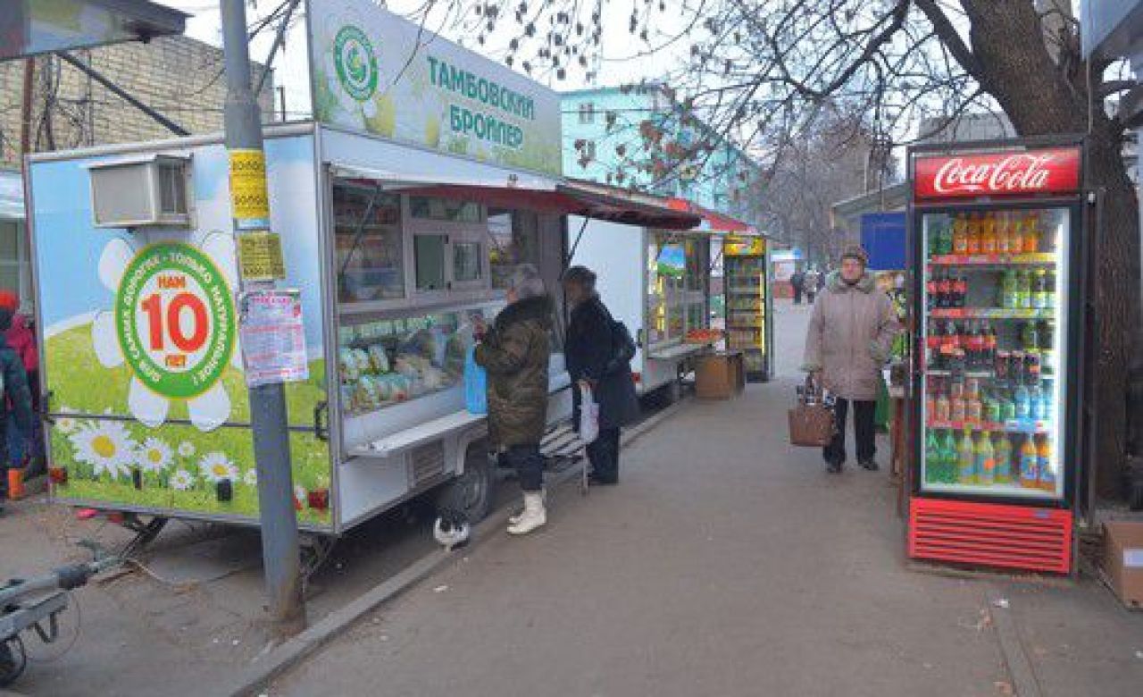 В Тамбове закрывают торговые павильоны