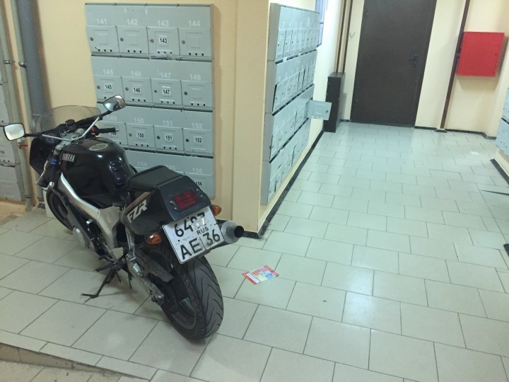 Припаркованные чопперы