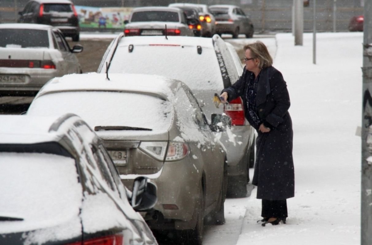 Усиленная уборка снега в Липецке начнётся вечером