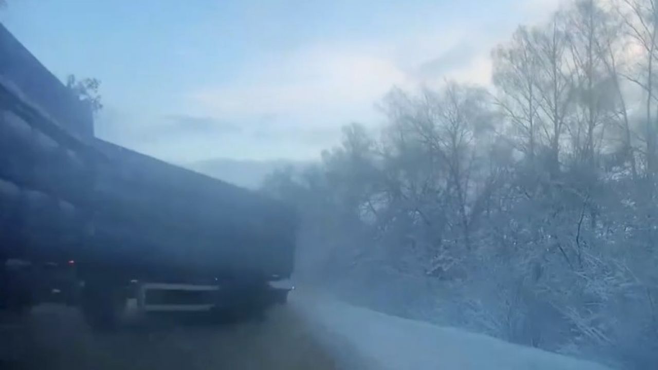 ДТП с фурой в Липецкой области попало на видео
